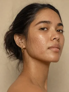 Post-acne scarring and skin texture