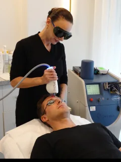 MOXI laser treatment